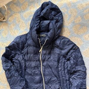 Michael Kors Dark Blue Quilted Jacket